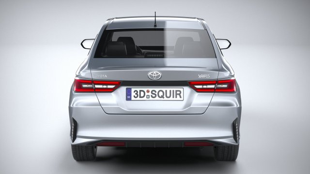 Toyota Yaris Sedan 2023 Modelo 3D In Sedan 3DExport