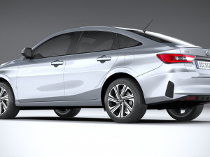 Toyota Yaris Sedan 2023 3D Модель