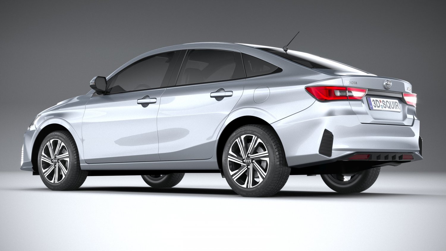 Toyota Yaris Sedan 2023 Modelo 3D In Sedan 3DExport