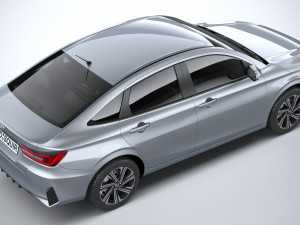 Toyota Yaris Sedan 2023 3D Модель