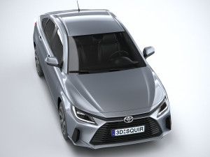 Toyota Yaris Sedan 2023 3D Модель