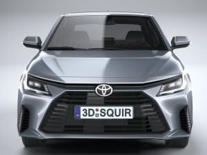 Toyota Yaris Sedan 2023 3D Модель