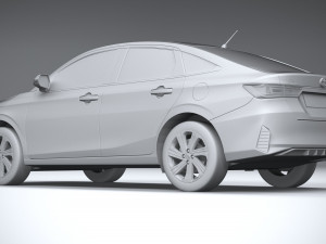 Toyota Yaris Sedan 2023 3D Модель