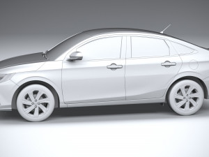 Toyota Yaris Sedan 2023 3D Модель