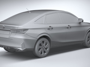 Toyota Yaris Sedan 2023 3D Модель