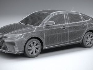 Toyota Yaris Sedan 2023 3D Модель