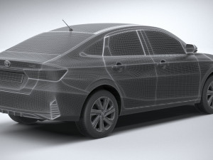 Toyota Yaris Sedan 2023 3D Модель