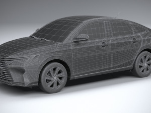 Toyota Yaris Sedan 2023 3D Модель