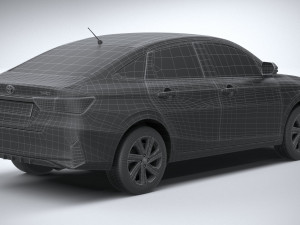 Toyota Yaris Sedan 2023 3D Модель