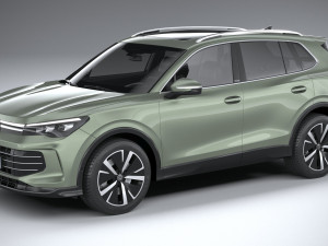Volkswagen Tiguan 2024 3D-Modell