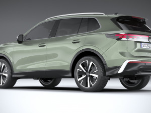 Volkswagen Tiguan 2024 3D मॉडल