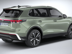 Volkswagen Tiguan 2024 3D मॉडल