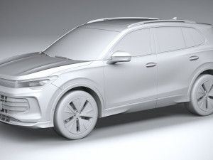 Volkswagen Tiguan 2024 3D मॉडल