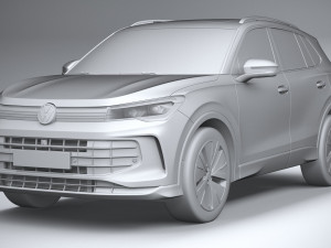 Volkswagen Tiguan 2024 3D मॉडल