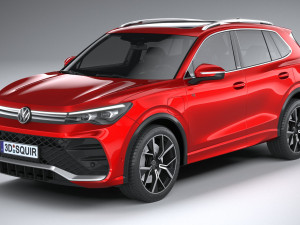 Volkswagen Tiguan R 2024 3D Модель