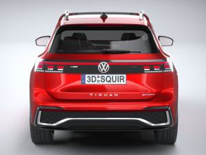 Volkswagen Tiguan R 2024 3D Модель