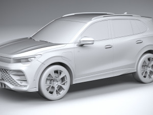 Volkswagen Tiguan R 2024 3D Модель