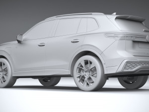 Volkswagen Tiguan R 2024 3D Модель
