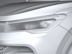 Volkswagen Tiguan R 2024 3D Модель