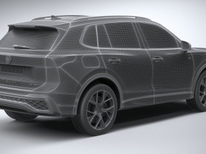 Volkswagen Tiguan R 2024 3D Модель