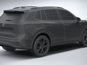 Volkswagen Tiguan R 2024 3D Модель