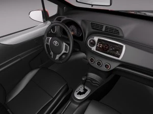 Toyota Yaris 3-door 2012 3D Model