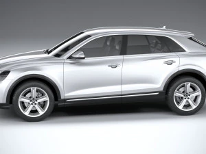 Audi Q8 Basic 2024 3D Model