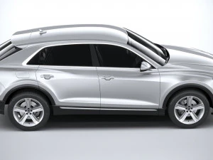 Audi Q8 Basic 2024 3D Model