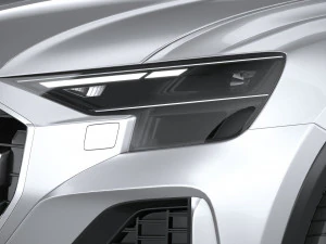 Audi Q8 Basic 2024 3D Model