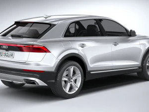 Audi Q8 Basic 2024 3D Model