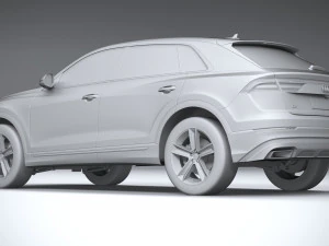Audi Q8 Basic 2024 3D Model