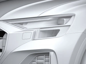 Audi Q8 Basic 2024 3D Model