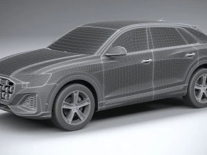 Audi Q8 Basic 2024 3D Model