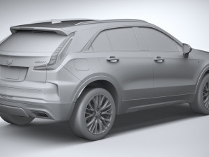 Cadillac XT4 2024 3D 模型