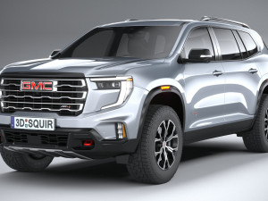 GMC Acadia 2024 3D 모델