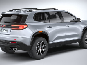 GMC Acadia 2024 3D 모델