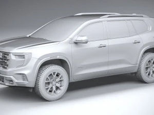 GMC Acadia 2024 3D Model