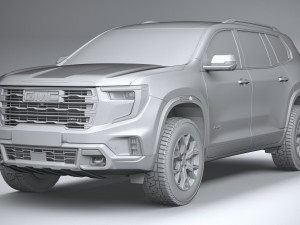 GMC Acadia 2024 3D 모델