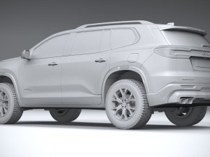 GMC Acadia 2024 3D 모델