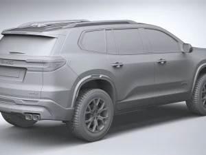 GMC Acadia 2024 3D Model