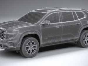 GMC Acadia 2024 3D 모델