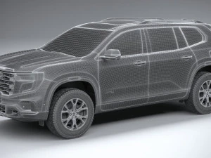 GMC Acadia 2024 3D Model