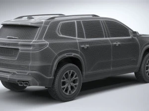GMC Acadia 2024 3D Model