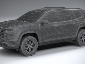 GMC Acadia 2024 3D 모델