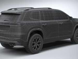 GMC Acadia 2024 3D 모델
