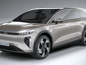 Lucid Gravity 2025 3D Model
