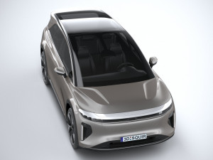 Lucid Gravity 2025 3D Model
