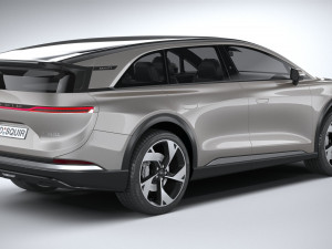 Lucid Gravity 2025 3D Model