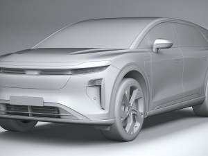 Lucid Gravity 2025 3D Model