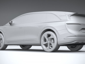 Lucid Gravity 2025 3D Model